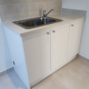 Base Cabinet attached with a sick basin