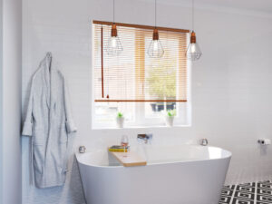 white Reeders Bathtub