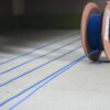 Thin-bed cables for in-floor heating solutions.
