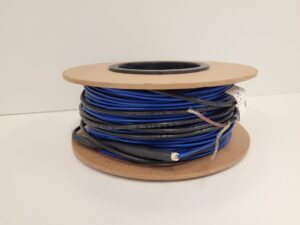 Thin bed cable for in-floor heating solutions.